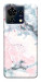 Чохол Рожево-блакитний мармур для ZTE Blade V50 Vita
