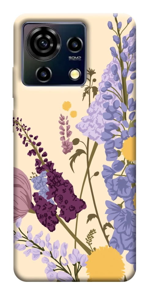 Чехол Flowers art для ZTE Blade V50 Vita