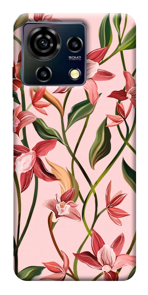 Чехол Floral motifs для ZTE Blade V50 Vita