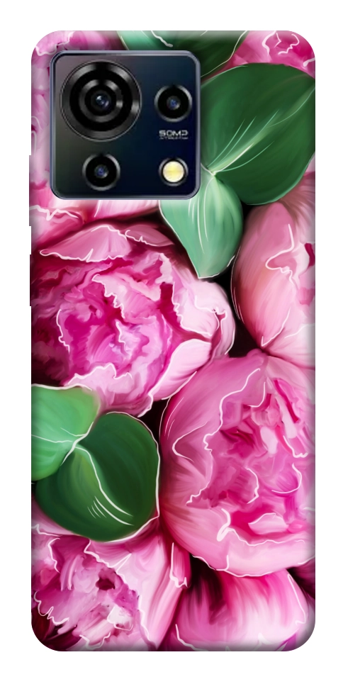 Чохол Пахкі півонії для ZTE Blade V50 Vita