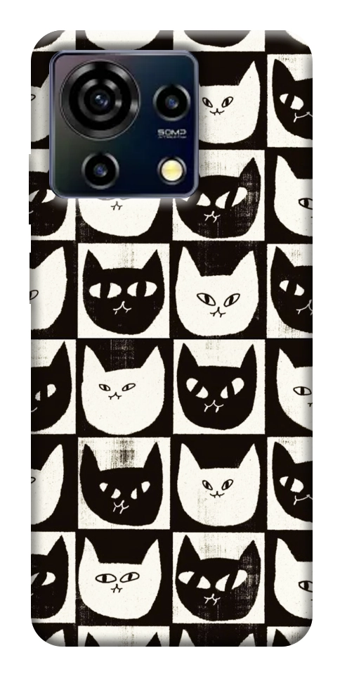 Чохол Котячі шахи для ZTE Blade V50 Vita