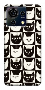 Чохол Котячі шахи для ZTE Blade V50 Vita