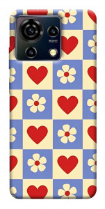 Чохол Серця-квіточки для ZTE Blade V50 Vita