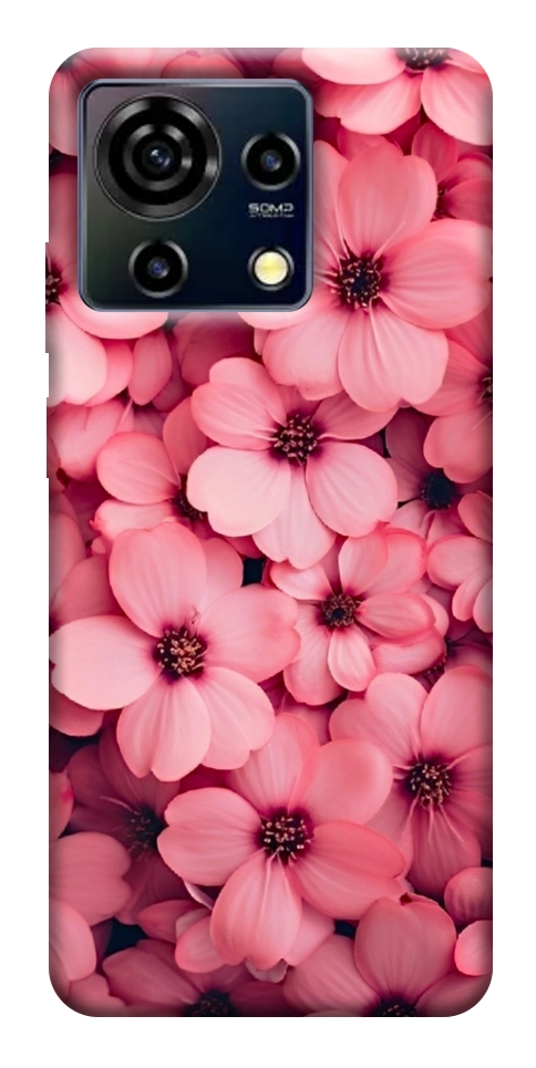Чохол Pink flowers для ZTE Blade V50 Vita