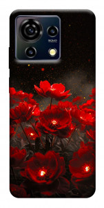 Чохол Burning flowers для ZTE Blade V50 Vita