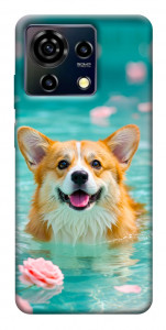 Чохол Swimming corgi для ZTE Blade V50 Vita