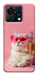Чохол Pinky cat для ZTE Blade V50 Vita