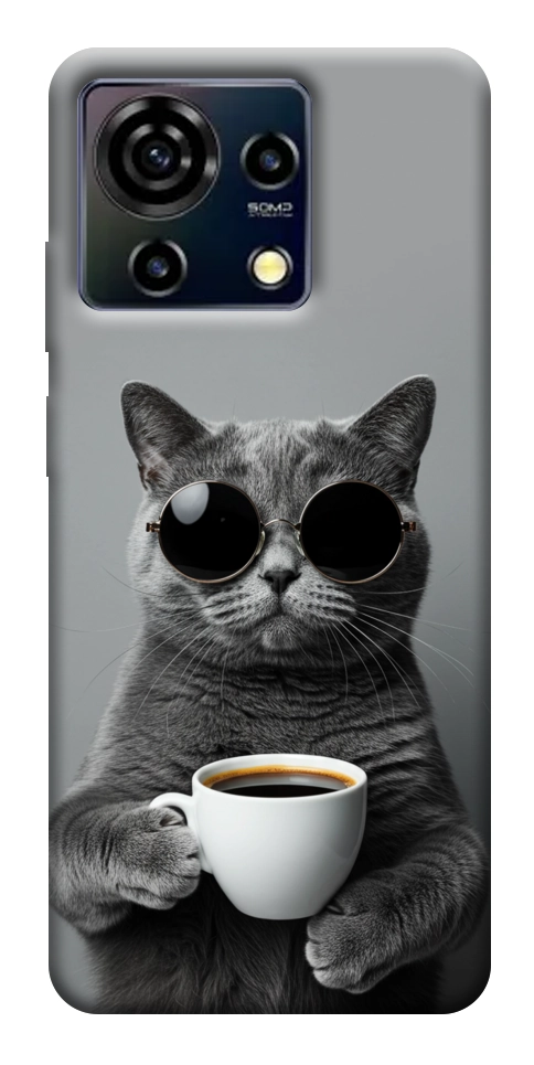Чохол Grey cat coffee для ZTE Blade V50 Vita