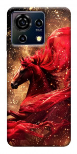 Чохол Red sparkles Horse для ZTE Blade V50 Vita