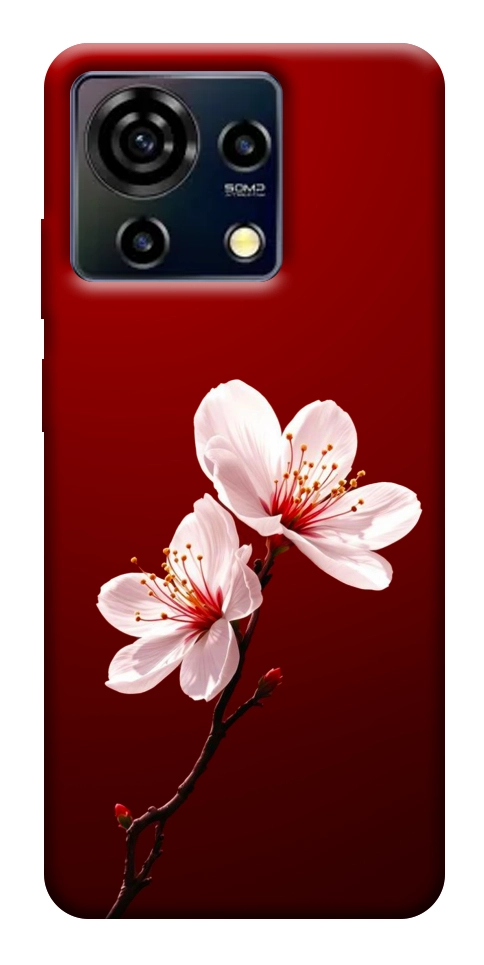 Чехол Sakura red для ZTE Blade V50 Vita