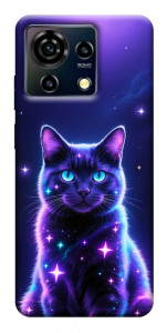 Чохол Galaxy purple cat для ZTE Blade V50 Vita