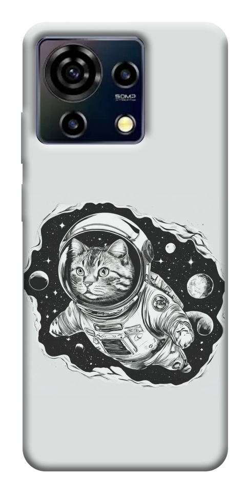 Чехол Кот космонавт для ZTE Blade V50 Vita