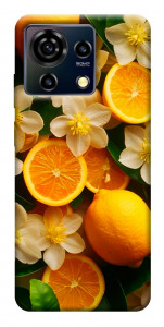 Чохол Лимони та квіти для ZTE Blade V50 Vita