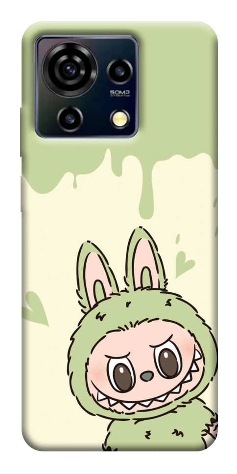 Чохол Labubu green для ZTE Blade V50 Vita