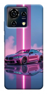 Чохол Pink neon car для ZTE Blade V50 Vita