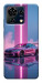 Чехол Pink neon car для ZTE Blade V50 Vita