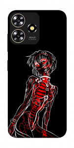 Чехол Rei skeleton для ZTE Blade A73 4G