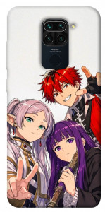 Чехол Frieren and friends для Xiaomi Redmi Note 9