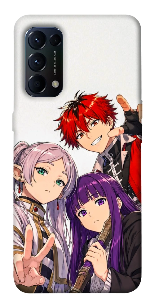 Чехол Frieren and friends для Oppo Reno 5 4G
