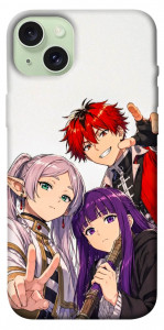 Чехол Frieren and friends для iPhone 15 Plus