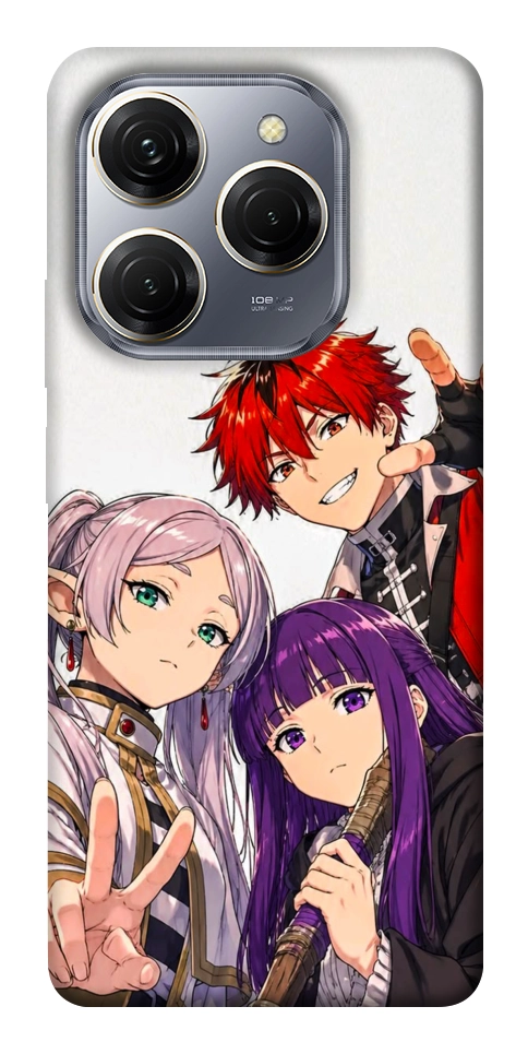Чохол Frieren and friends для TECNO Spark 20 Pro