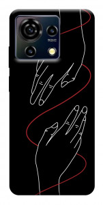Чохол Плетення рук для ZTE Blade V50 Vita