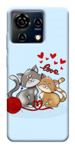 Чохол Два коти Love для ZTE Blade V50 Vita