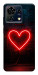 Чехол Яркое сердце для ZTE Blade V50 Vita