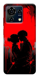 Чохол Silhouette couple для ZTE Blade V50 Vita