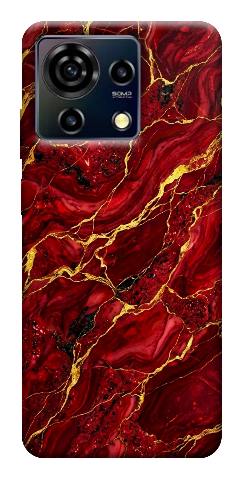 Чехол Burgundy gold для ZTE Blade V50 Vita