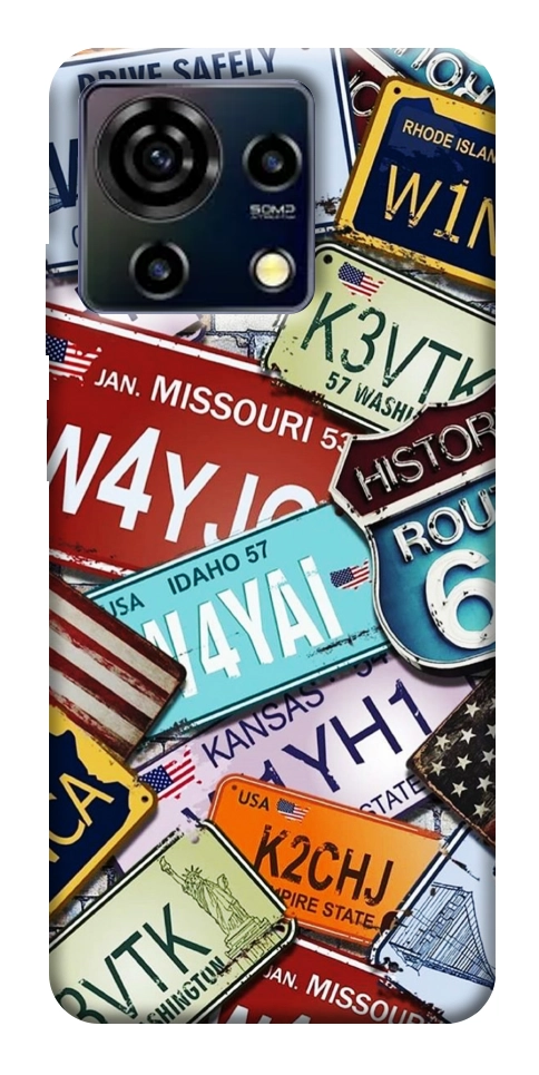Чохол License plate для ZTE Blade V50 Vita
