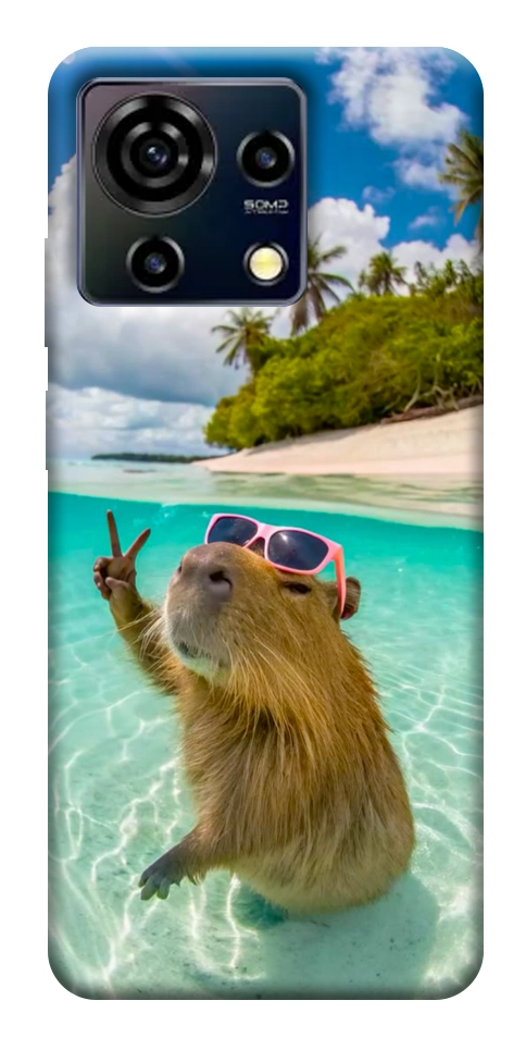 Чехол Сapybara vacation для ZTE Blade V50 Vita