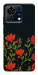 Чохол Червоний цвіт для ZTE Blade V50 Vita