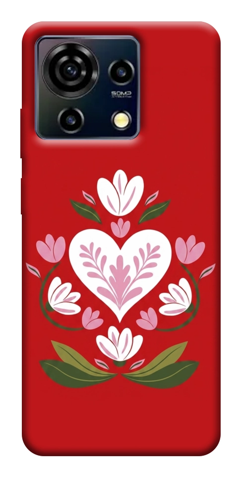 Чохол Квітуче серце для ZTE Blade V50 Vita