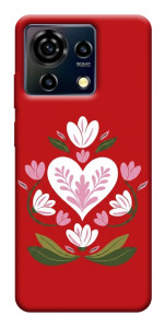 Чохол Квітуче серце для ZTE Blade V50 Vita
