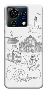 Чохол Odesa spirit для ZTE Blade V50 Vita