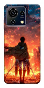 Чохол Attack on titan eren для ZTE Blade V50 Vita
