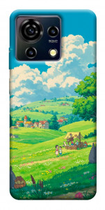 Чохол Miyazaki landscape для ZTE Blade V50 Vita