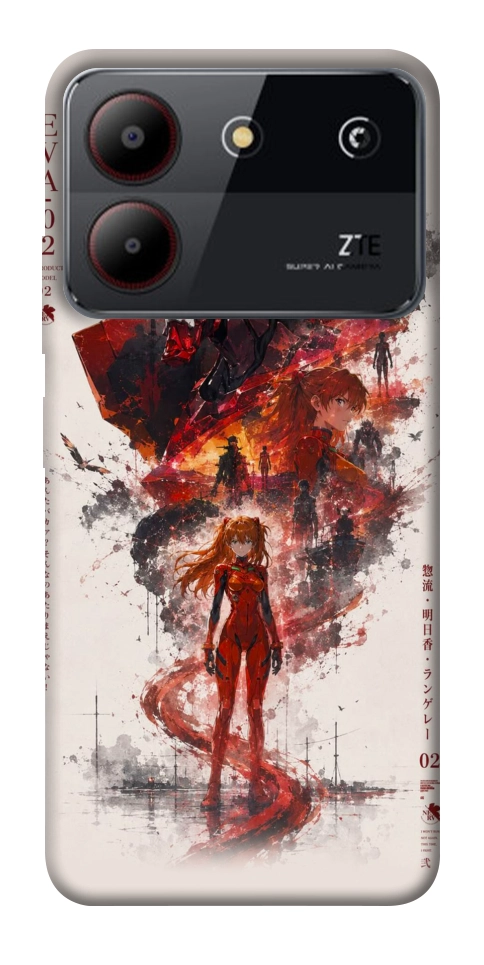 Чехол Red eclipse для ZTE Blade A54 4G