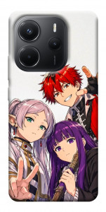 Чехол Frieren and friends для Xiaomi Redmi Note 14 4G (Int. version)