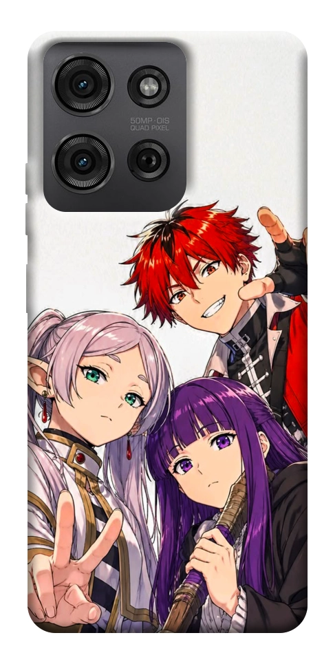 Чехол Frieren and friends для Motorola Moto G75 5G