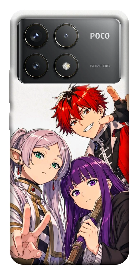 Чохол Frieren and friends для Xiaomi Poco F6 Pro