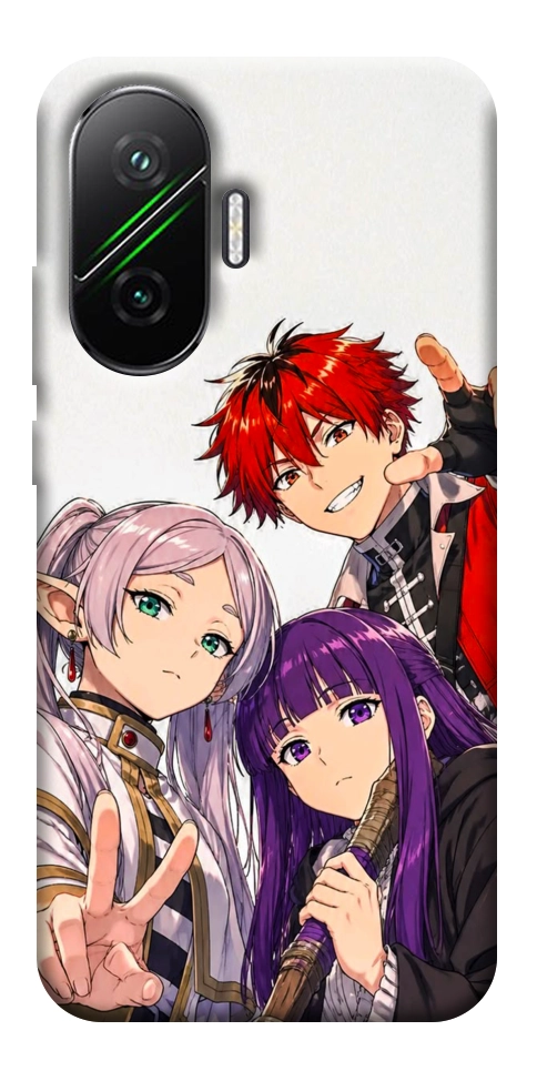 Чехол Frieren and friends для Xiaomi Poco F7