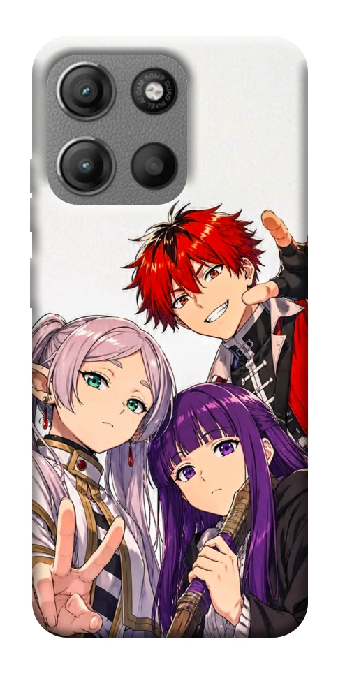Чехол Frieren and friends для Motorola Moto G15 Power