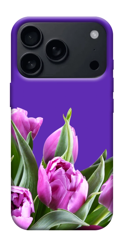 Чехол Тюльпаны для iPhone 18 Pro