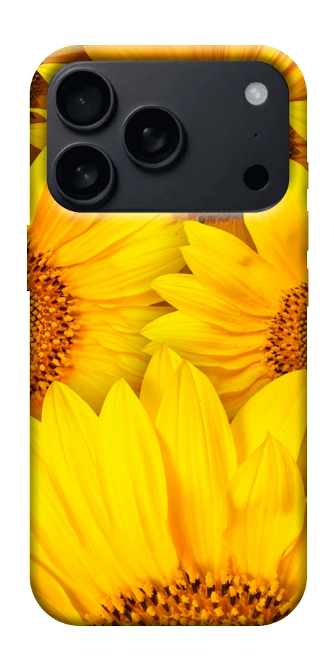 Чехол Букет подсолнухов для iPhone 18 Pro