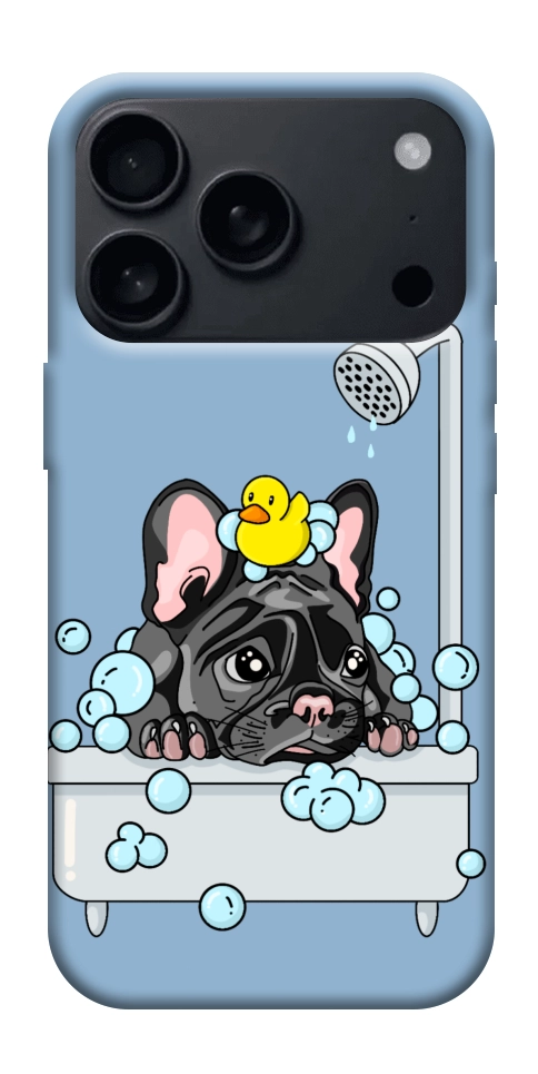 Чехол Dog in shower для iPhone 18 Pro