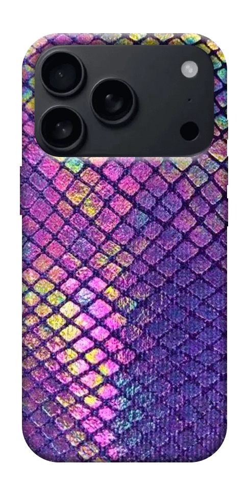 Чехол Neon snake skin для iPhone 18 Pro