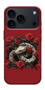 Чехол Roses snake для iPhone 18 Pro