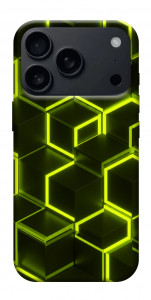 Чехол Neon hexagon для iPhone 18 Pro